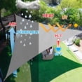 thumbnail image 4 of Outdoor Sunshade Sail Canvas Canopies & Privacy Screens Shading for Patio Garden Backyard, 12'x12'x12', 4 of 7