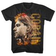 thumbnail image 1 of Kurt Cobain Unisex T-Shirt Coloured Side View, 1 of 3