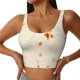 thumbnail image 1 of Balery Pita Tortilla Sujetadores deportivos con espalda cruzada para mujer, acolchados, sin costuras, de alto impacto, ideales para yoga, gimnasio, entrenamiento y fitness.-Large, 1 of 8
