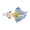 Blue, variant on Adorable Enameled Gold Fish Pin Brooch Stylish Accessory For Women Lightweight Decorative Jewelry Accessories