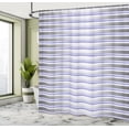 thumbnail image 5 of Ambesonne Animation Shower Curtain, Digital Stripe Tube, 69"Wx84"L, Grey Lavender, 5 of 5