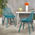 thumbnail image 2 of GDF Studio Lucy Outdoor Modern Dining Chair, Set of 2, Green, 2 of 7
