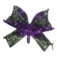 thumbnail image 5 of Top corto de mariposa con lentejuelas brillantes para mujer, traje de danza del vientre para club, camiseta sin mangas para baile Violeta Verde, 5 of 9