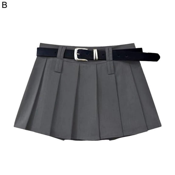 SSKFHGI Half Length Skirt Ultra Short and Versatile Pleated Skirt Summer Style Sexy