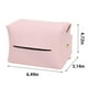 thumbnail image 3 of Porta pañuelos universal para coche - Caja de almacenamiento de toallas de papel de piel sintética con correas para el hombro para vehículos, camiones y SUV - Opciones en negro, rosa y azul, 3 of 7
