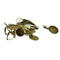 thumbnail image 4 of 12 piezas de de ambre de oreja de tón en pendiente de bisel para manualidades Bronce Zulema Pendiente en blanco, 4 of 6