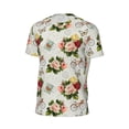 thumbnail image 6 of Wukai Vintage Bike Flower Butterfly Print Men's Short-Sleeved Mesh T-Shirt,Quick-Dry Short Sleeve Workout T-Shirt-3X-Large, 6 of 8
