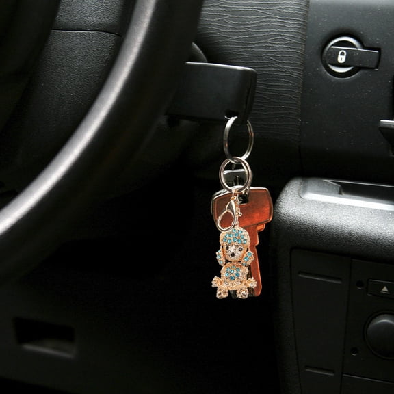 BESTYASH Bag Purse Charms Keychain for Car Rhinestone 1Pack