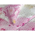 thumbnail image 4 of Ambesonne Nature Quilted Bedspread Set 3 Pcs, Mosaic Peony Flowers Art, Queen Size, Pink Purple White, 4 of 5