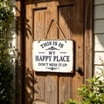 thumbnail image 4 of Custom Welcome Door Hanger Sign With Heart Design Wooden Plaque For Home Front Entrance Decoration Hook, 4 of 5