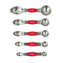 Betty Crocker 5 Piece Stainless Steel Measuring Spoons Set