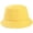 Yellow, variant on CoCopeaunts Pink Bucket Hat for Women Solid Color Unisext Fashion Fisherman Hat Men Outdoor Leisure Summer Sunshade Caps