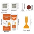 thumbnail image 2 of Agent Wall Paste for Fixing Holes Cracks Peeling Paint Nail Holes and Paint Defects - Wall Solution for Home Improvement Projects, 2 of 8