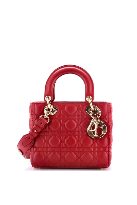 Pre-Owned My ABCDior Lady Dior Bag Cannage Quilt Lambskin By Rebag