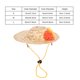 thumbnail image 4 of Sombrero De Paja Para Perros, Sombrero Para Mascotas, Peso Ligero Encantador Para Viajes Al Aire Libre Senderismo ANGGREK No, 4 of 7