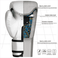 thumbnail image 3 of Guantes De Box  Bloosom Para Kickboxing,strap Velcro Negro 8 Oz, 3 of 4