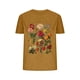 thumbnail image 1 of Blusas de Verano de las Mujeres Flor Impresa Cuello Redondo Manga Corta Superior, Verano Superior de las Mujeres, 1 of 4