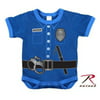BLUE Cop Police Deputy Sheriff Law Enforcement Officer Infant Baby Boy Child One Piece Jumper Clothes Outfit Uniform Costume Pajamas SIZE 9 to 12 MONTHS, By NYRothco