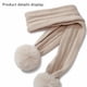 thumbnail image 3 of Bienvenido Conjunto de gorro y bufanda infantil de punto, gorro y bufanda infantil de otoño e invierno., 3 of 5