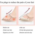 thumbnail image 4 of 4 Pairs Adjustable Shoe Filler Unisex Shoes Too Big Inserts, Adjustable Shoe Filler Unisex Reusable, 4 of 5