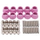 thumbnail image 1 of Kit de consumibles de antorcha de corte por plasma, boquilla de cerámica con punta de contacto de electrodo para AG60/SG5550pcs VoborMX herramienta, 1 of 8