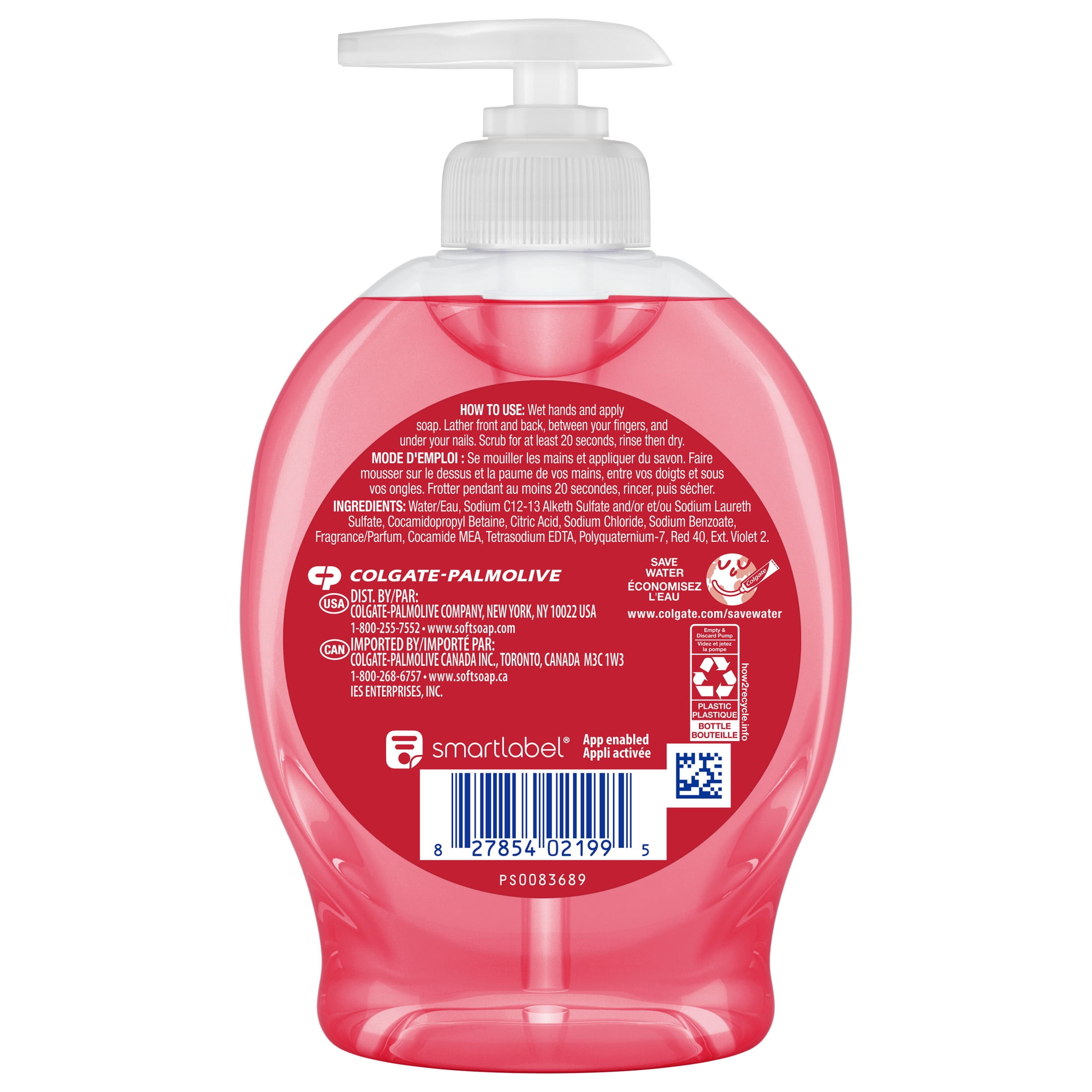 Softsoap Limited Edition Liquid Hand Soap, Red Apple Scent, 6.25 fl oz Pump Bottle