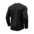 thumbnail image 3 of Men's Hello Darkness My Old Friend Long Sleeve Crew Neck Graphic Sweatshirt, 3 of 5