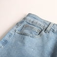 thumbnail image 4 of Yindaity Wide Leg Jeans Women's Plus Size Relaxed Fit Straight Leg Jean Light(Light Blue,L), 4 of 9