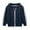 Dark Blue, variant on newwalpole Boys Zip-Up Fleece Hoodies Sweater Jacket Black for Size 3-4 Years