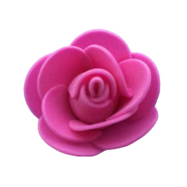 Flores falsas de 3,5 cm, decoraciones de bricolaje, flores de imitación para fiesta de boda (rosa) Ndcxsfigh libre de BPA