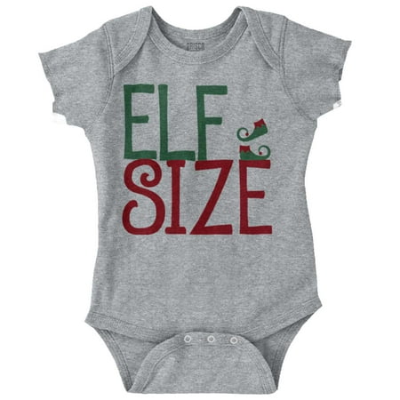 

Elf Size Christmas Newborn Baby Boy Girl Romper Brisco Brands