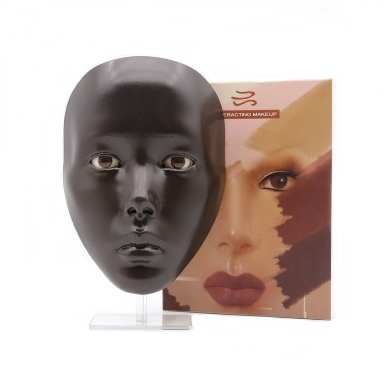 3D Makeup Practice Face, Silicone Makeup Face Board Authentic Feel Exq –  BABACLICK