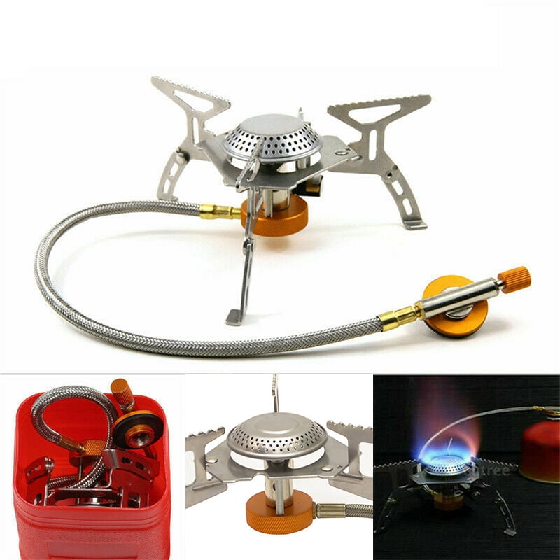 CONVENIENT MINI GAS-BURNER FISHING OUTDOOR COOKING CAMPING PICNIC COOK STOVE 