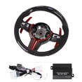 thumbnail image 1 of Carbon Fiber Steering Wheel,Carbon Fiber LED Shift LED Steering Wheel Steering Wheel Enhanced Features, 1 of 5