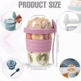 thumbnail image 4 of Envase de yogur EYNEL On The Go de 600 ml con tapa y cuchara de 20 oz, 4 of 9