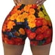 thumbnail image 2 of Fotbe Marigold Flowers In Different Colors Shorts Sin Costuras – Shorts Deportivos de Cintura Alta para Mujer, Elásticos para Gimnasio, Yoga, Running o Ciclismo-X-Large, 2 of 8