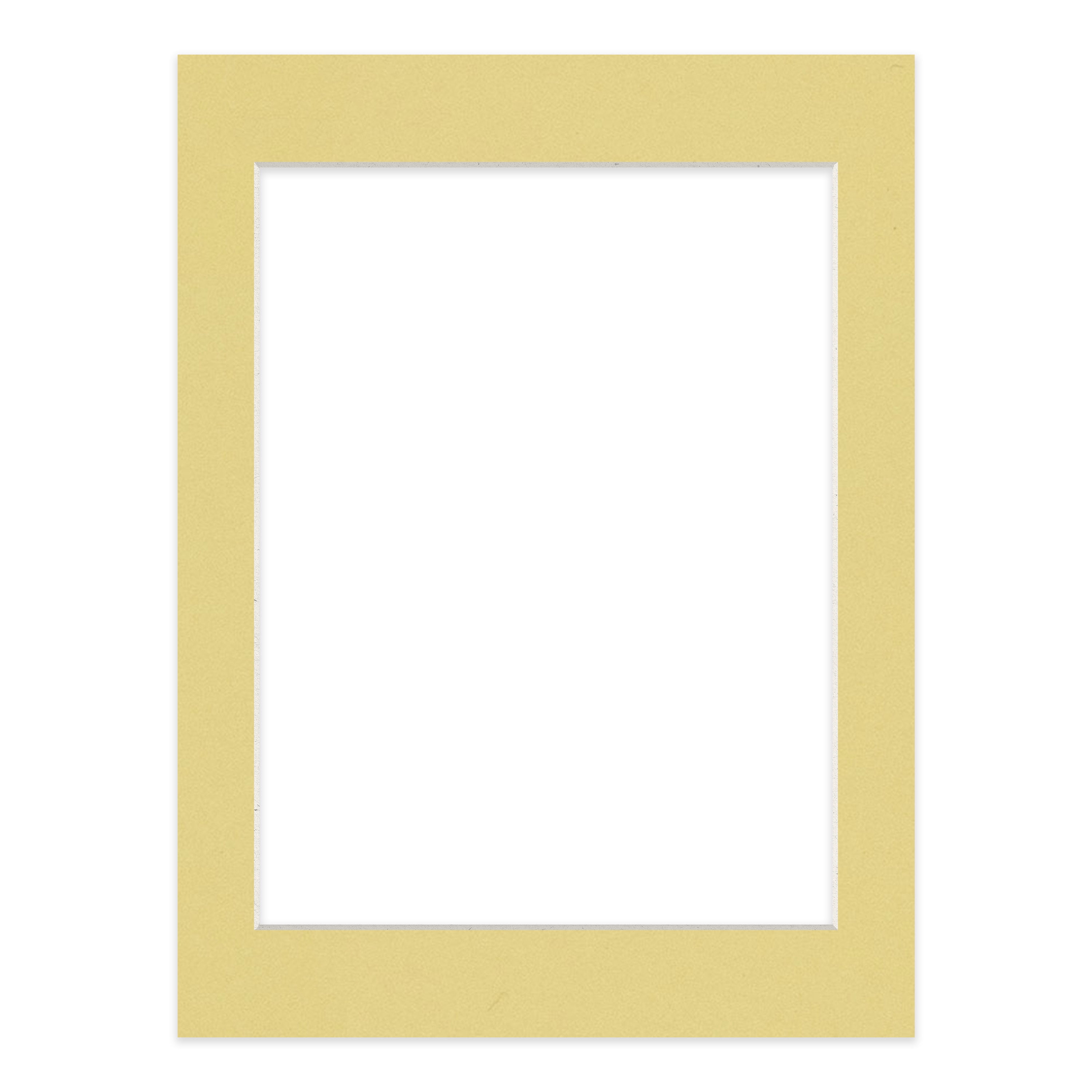 Soft Yellow Picture Frame Mat for 18x24 Frames - Fits 13x19 Photos - 1 Mat
