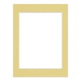 thumbnail image 3 of Soft Yellow Picture Frame Mat for 4x4 Inch Frames - Fits 2x2 Photos - 1 Mat, 3 of 7