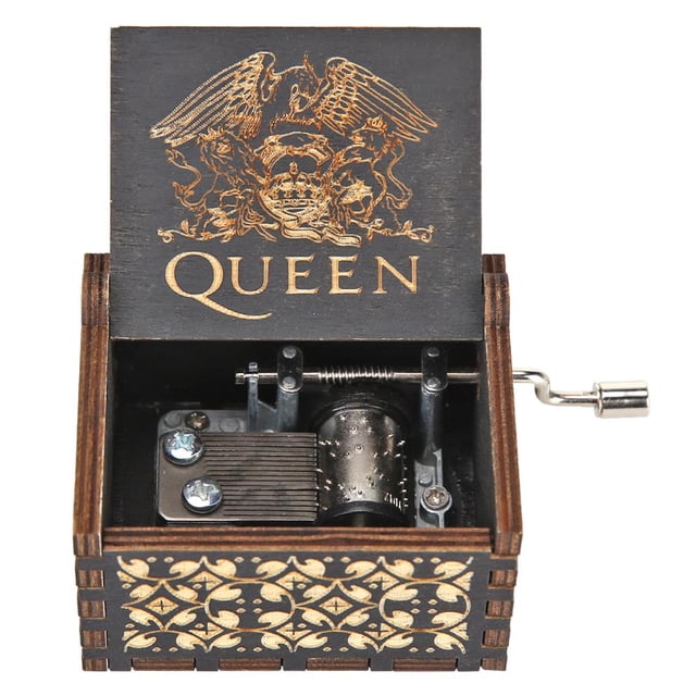 Caja Música Con Manivela Retro Regalo Cumpleaños para Adornos para El