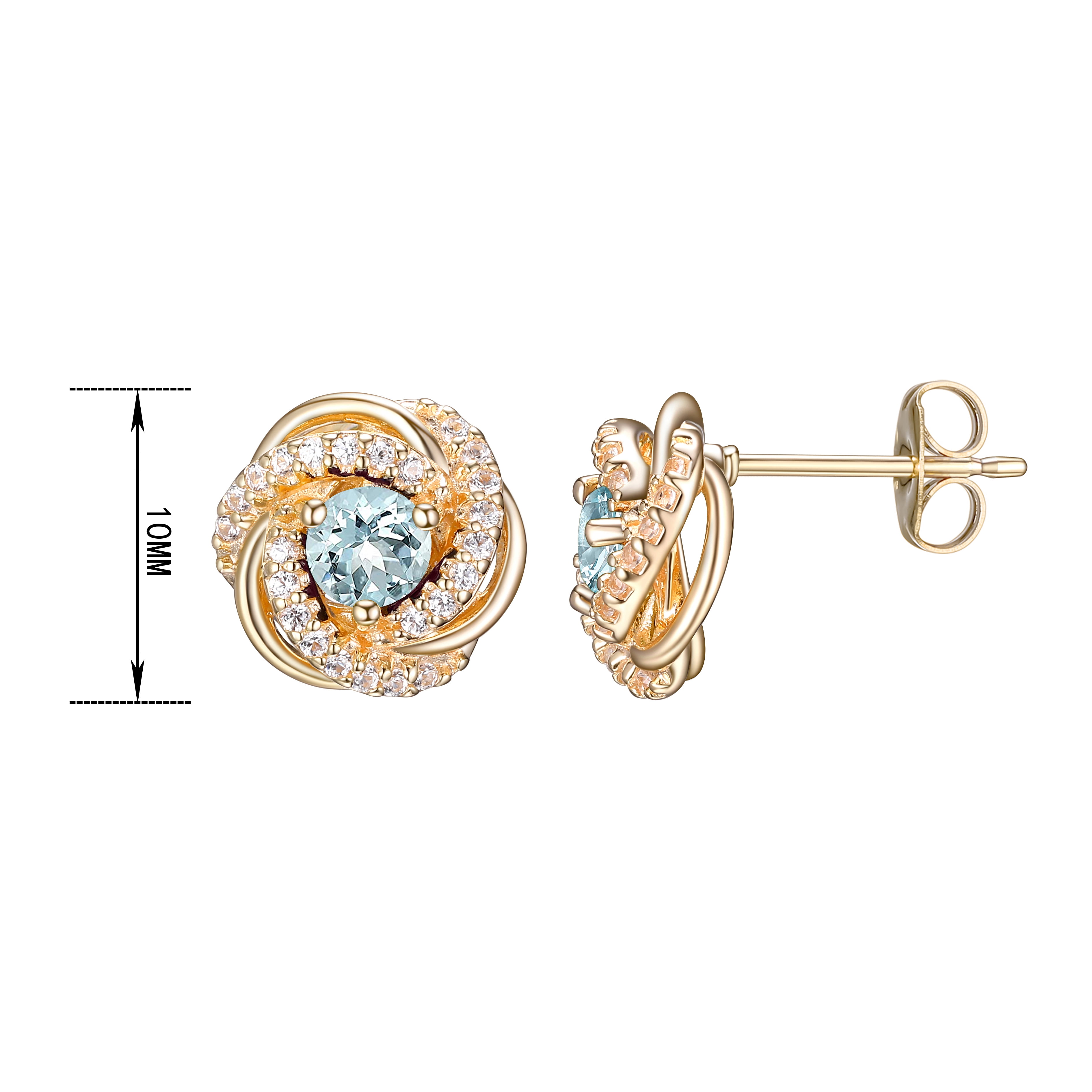 ◆STONEHENgE◆ Love Knot 14K Earrings Amazon.com: Solid 14k Yellow Gold Polished & Twisted Love