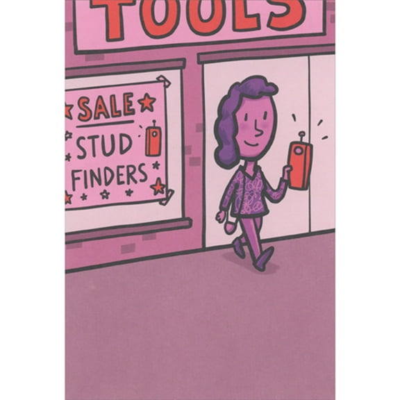 Recycled Paper Greetings Sale on Stud Finders Funny/Humorous Valentine's Day Card for Husband : Hubby