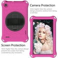 thumbnail image 3 of Allytech Fire 7 Case 2019 9th Generation, Fire 7 Case for Kids, Rugged Protection Kickstand Shockproof Shoulder Strap Kids Friendly EVA Silicone Cover for Amazon Fire 9 2019/2017/2105, Rose/Black, 3 of 6