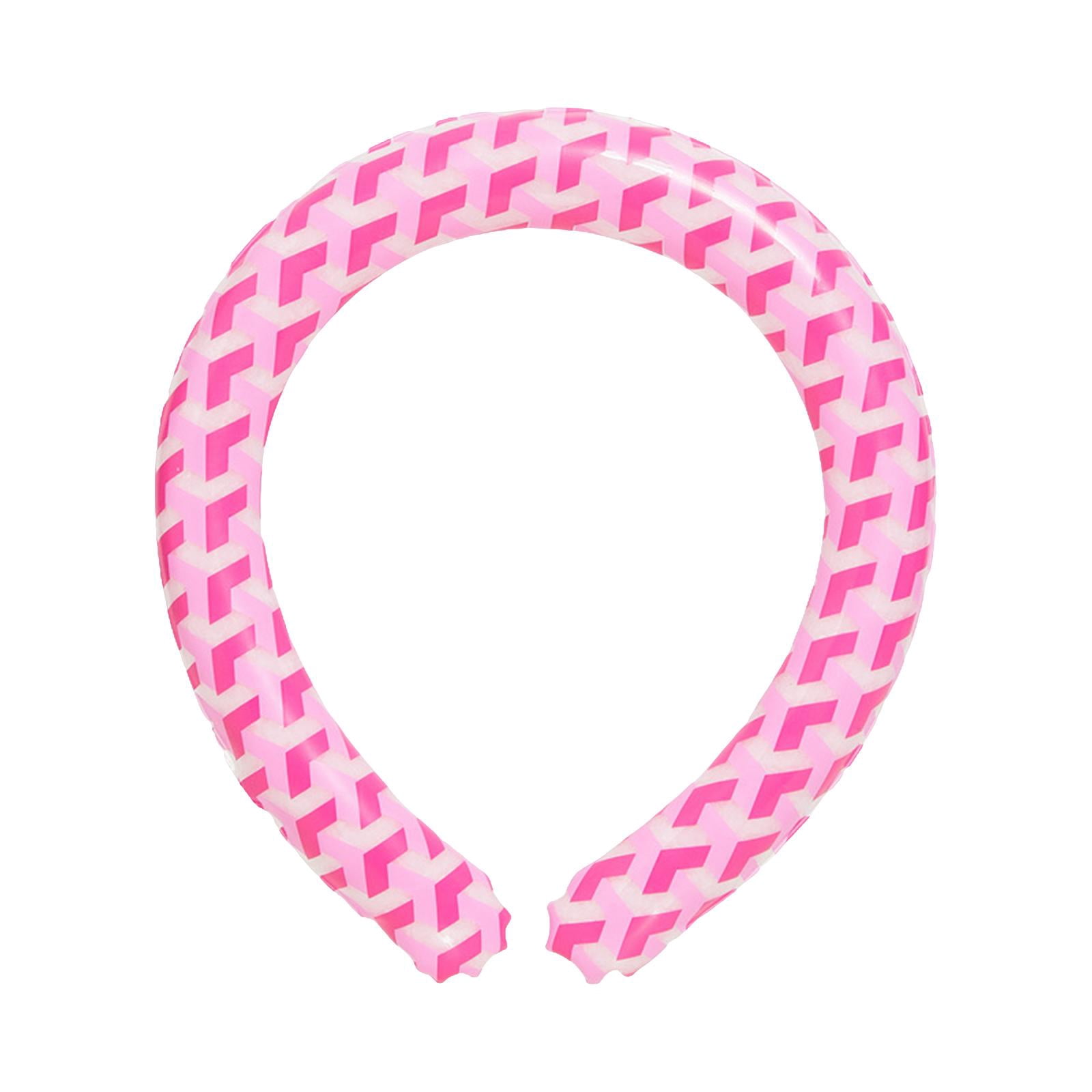 Neck Cooling Tube, Neck Cooling Wraps Gel, Wearable Neck Cold Choker Ice Cushions Chill Neck  for Running, Beach, Camping, Fitness Pink