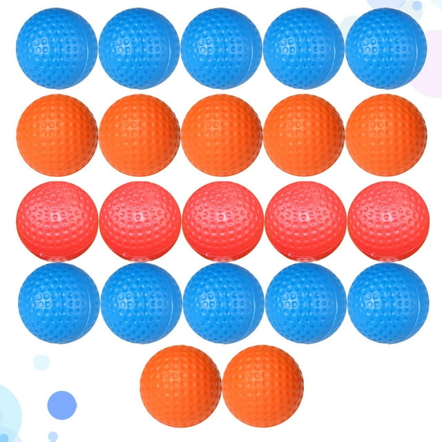WHAMVOX Practice Golf Balls 22Pack PP Material for School Programs Hollow Design Suitable for Indoor