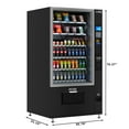 thumbnail image 3 of Refrigerated Snack and Drink Vending Machine with 60 Slots and Coin/Bill Acceptor in Black (KM-VMR-40-BC), 3 of 13