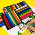 thumbnail image 4 of YAOMOBB Creative Crayon Ultra light Safe Triangle Crayons Preschool Kids School Supplies Mini Crayon Sticks, 4 of 7