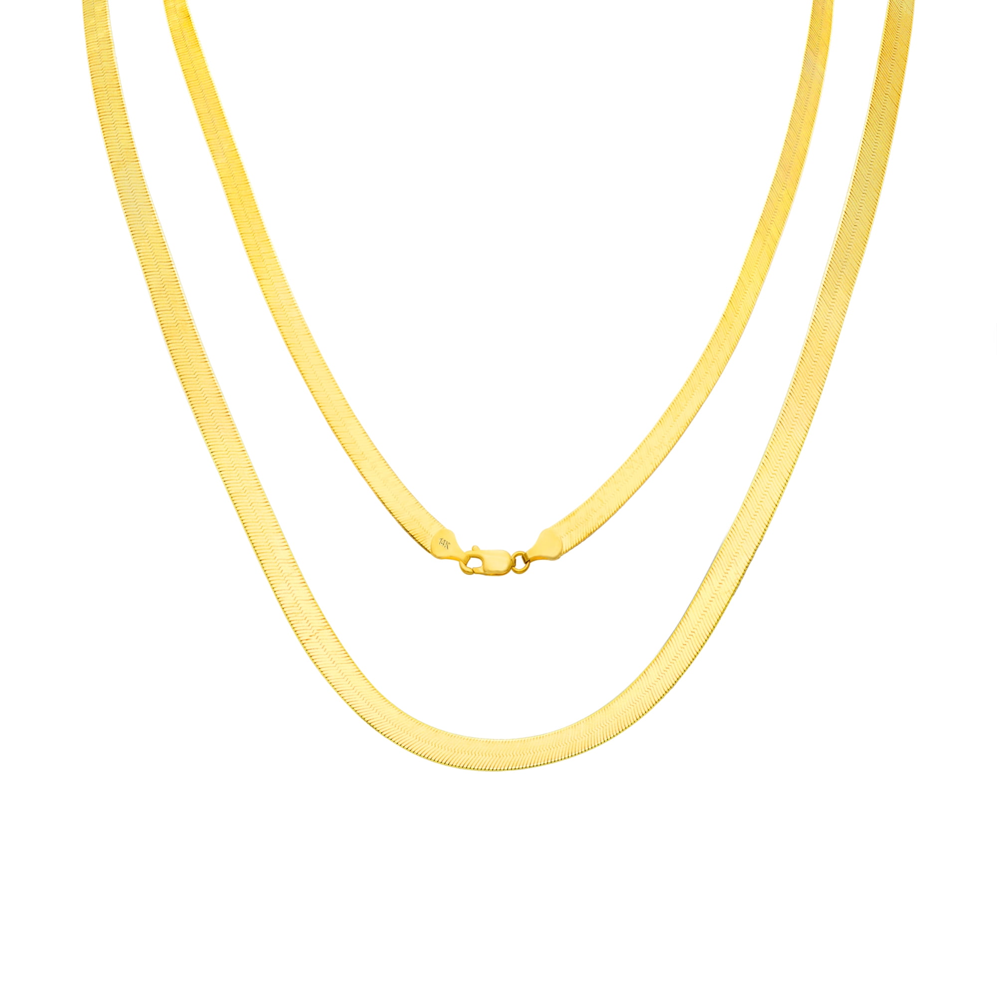 14K Solid Yellow Gold Franco Necklace Chain 1.2mm 16-30" Polish Link Women Men