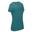 thumbnail image 3 of ACTIVE UNIFORMS SCRUBS Women's Short Sleeve Round-Neck T-Shirt Under Scrub (Teal, Large), 3 of 6