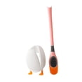 thumbnail image 4 of Escobilla de baño con soporte,Cabezal de cepillo de múltiples lados,limpiador de inodoro encantador de limpieza profunda,Cepillo de limpieza Rosa, 4 of 9
