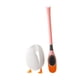 thumbnail image 4 of Escobilla de baño con soporte, cepillo de limpieza ergonómico, cabezal de cepillo de varios lados para apartamento Rosa, 4 of 9